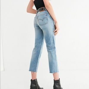 Levi wedgie fit jeans in color Rough tide